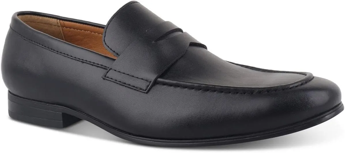 Alfani Mens Parkerr Faux Leather Memory Foam Loafers