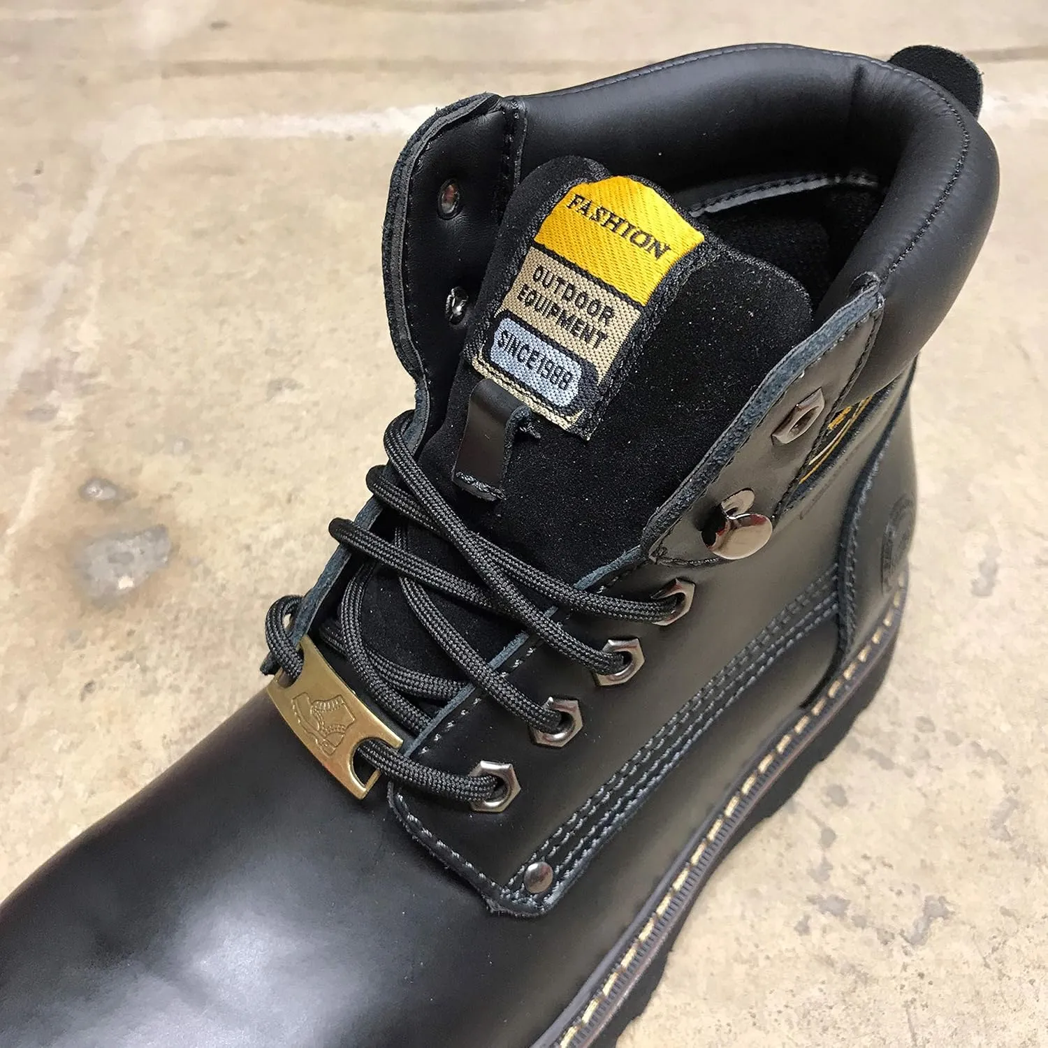 B&Q 3 Pairs Heavy Duty Round Boot Laces Shoelaces for Hiking Walking Construction Safety Work Boots Shoes
