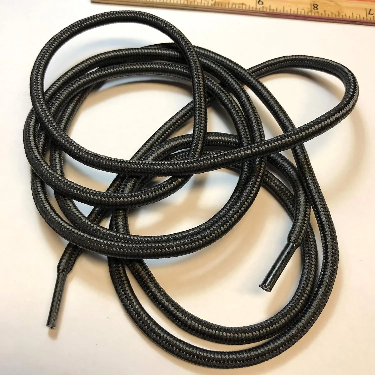 B&Q 3 Pairs Heavy Duty Round Boot Laces Shoelaces for Hiking Walking Construction Safety Work Boots Shoes