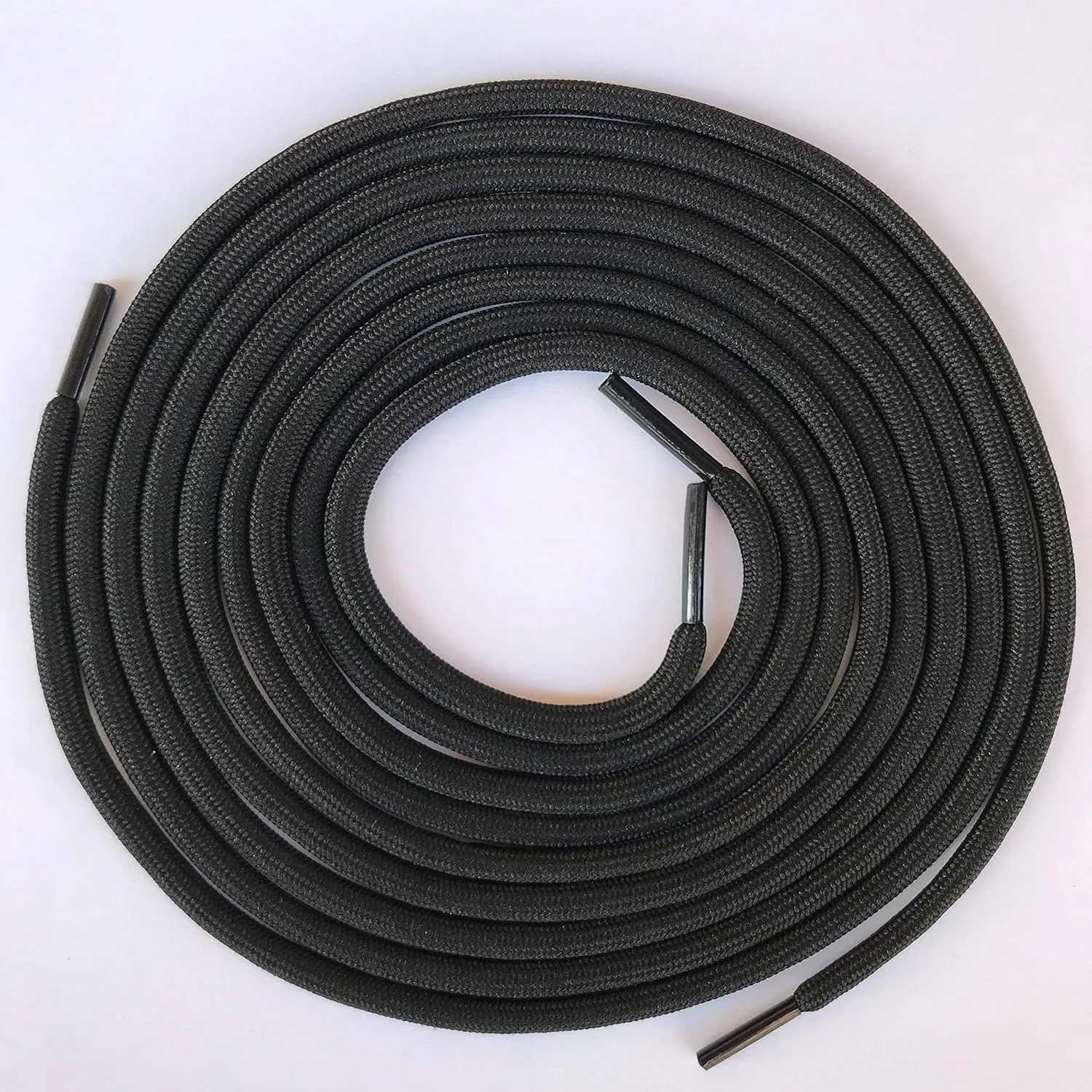 B&Q 3 Pairs Heavy Duty Round Boot Laces Shoelaces for Hiking Walking Construction Safety Work Boots Shoes