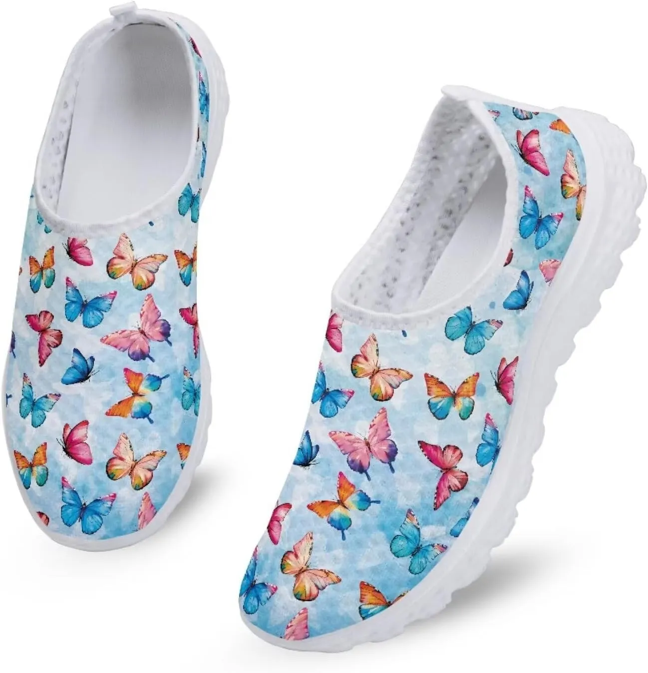 Biyejit Water Shoes for Womens Barefoot Quick-Dry Aqua Shoes Non-Slip Casual Walking Sports Sneakers Slip On Flats