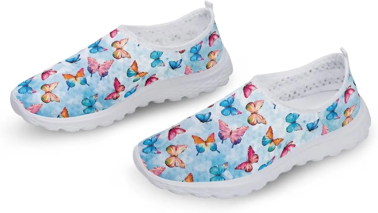 Biyejit Water Shoes for Womens Barefoot Quick-Dry Aqua Shoes Non-Slip Casual Walking Sports Sneakers Slip On Flats