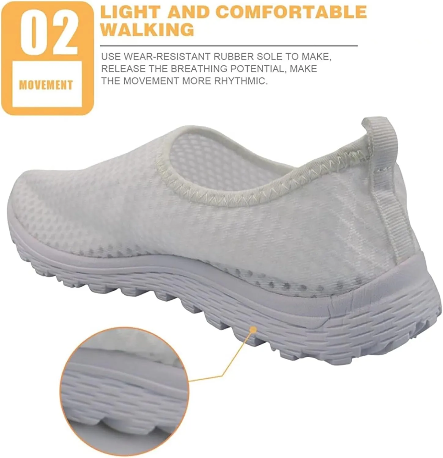 Biyejit Water Shoes for Womens Barefoot Quick-Dry Aqua Shoes Non-Slip Casual Walking Sports Sneakers Slip On Flats