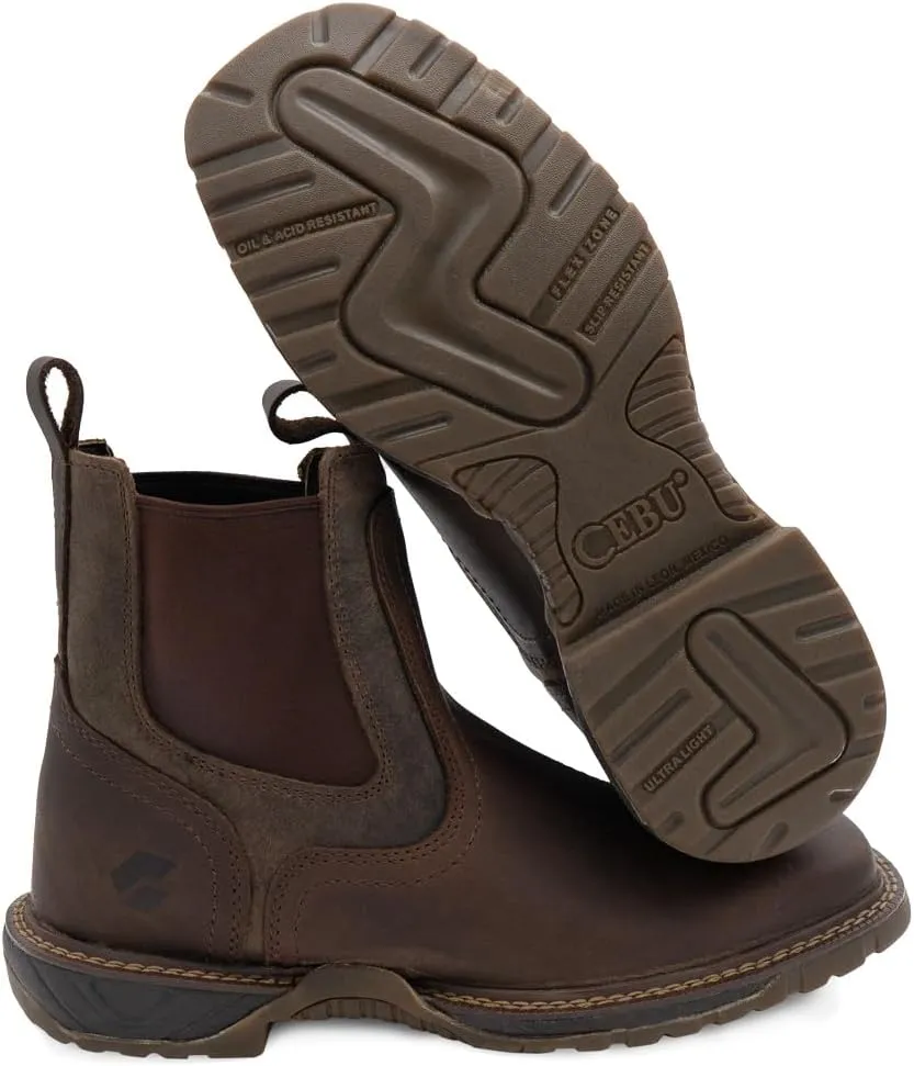 CEBU | BC Thunder | Boots For Men | Handcrafted | Made of 100% Premium Leather | For Heavy-duty Tasks | Caramel Color