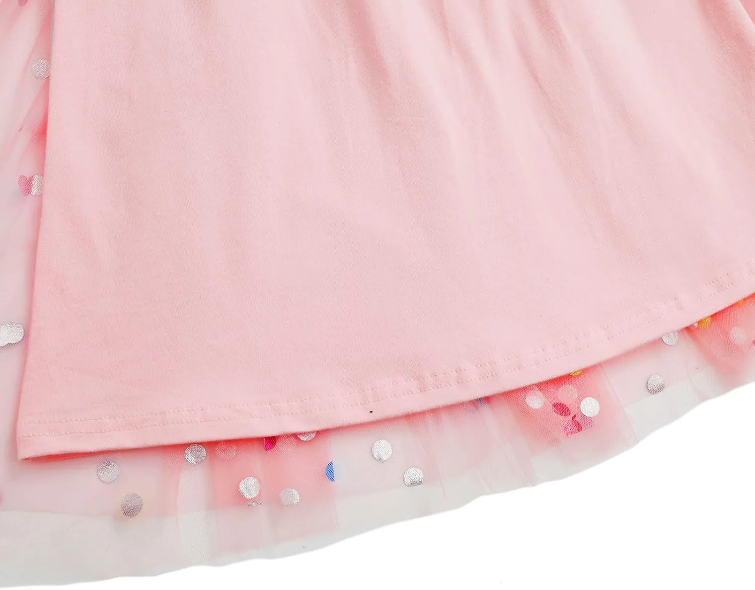 Dutebare Girl Tutu Dress Ruffle Sleeve Toddler Tulle Dresses Cute Princess Party Sundress