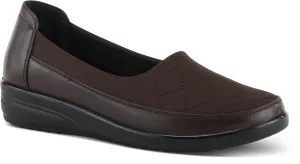 Flexus Spring Step Communa Loafers for Women - Quilted Slip-on Shoes with Padded Insole - Low Heel Ladies Casual Loafers
