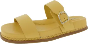 Giani Bernini Womens Gianaa Faux Leather Slide Sandals