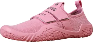 JiuQing Women's Deadlift Shoes Indoor Fitness Shoes Barefoot Anti-Slip for Yoga Gym Aerobics