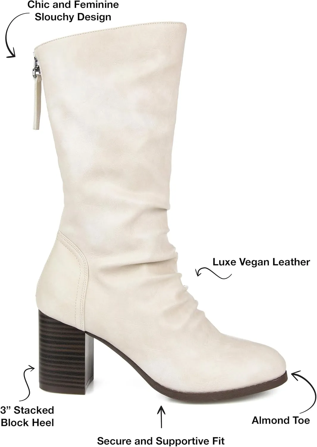 Journee Collection Women's Mid Calf Boots