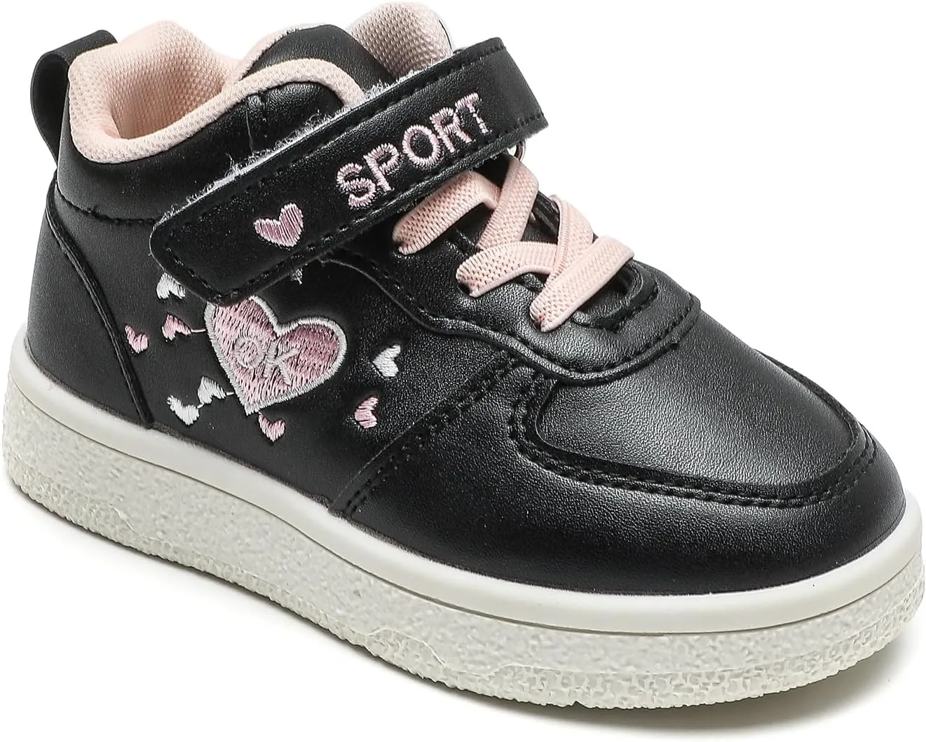Kids Canvas Shoes Boys Girls High Top Canvas Slip On Sneakers