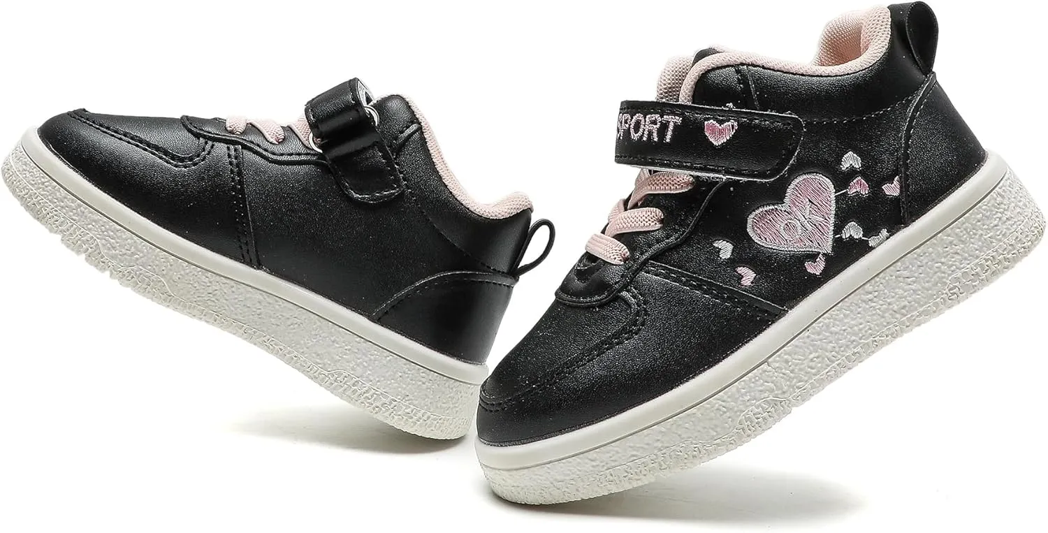 Kids Canvas Shoes Boys Girls High Top Canvas Slip On Sneakers