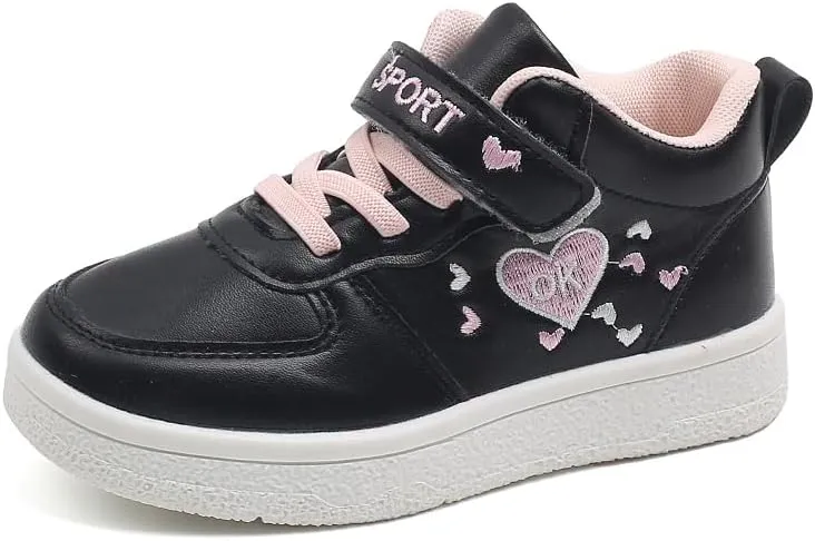 Kids Canvas Shoes Boys Girls High Top Canvas Slip On Sneakers