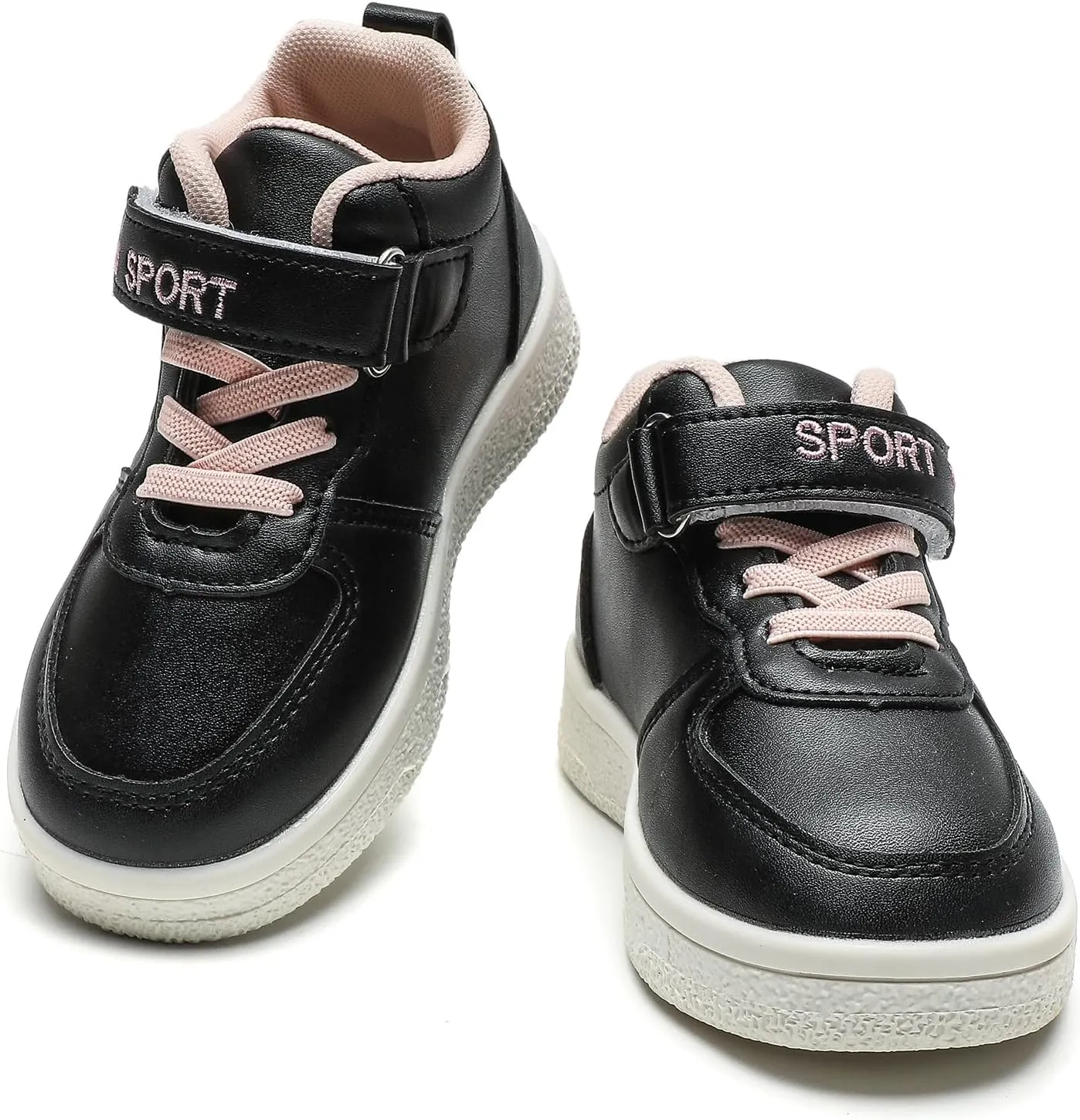 Kids Canvas Shoes Boys Girls High Top Canvas Slip On Sneakers
