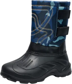 Men's Water Proof Insulated Snow Boots Cold Proof Mid Calf Boots Comfort Non Slip Winter Boots Rain Boots Men Size 11