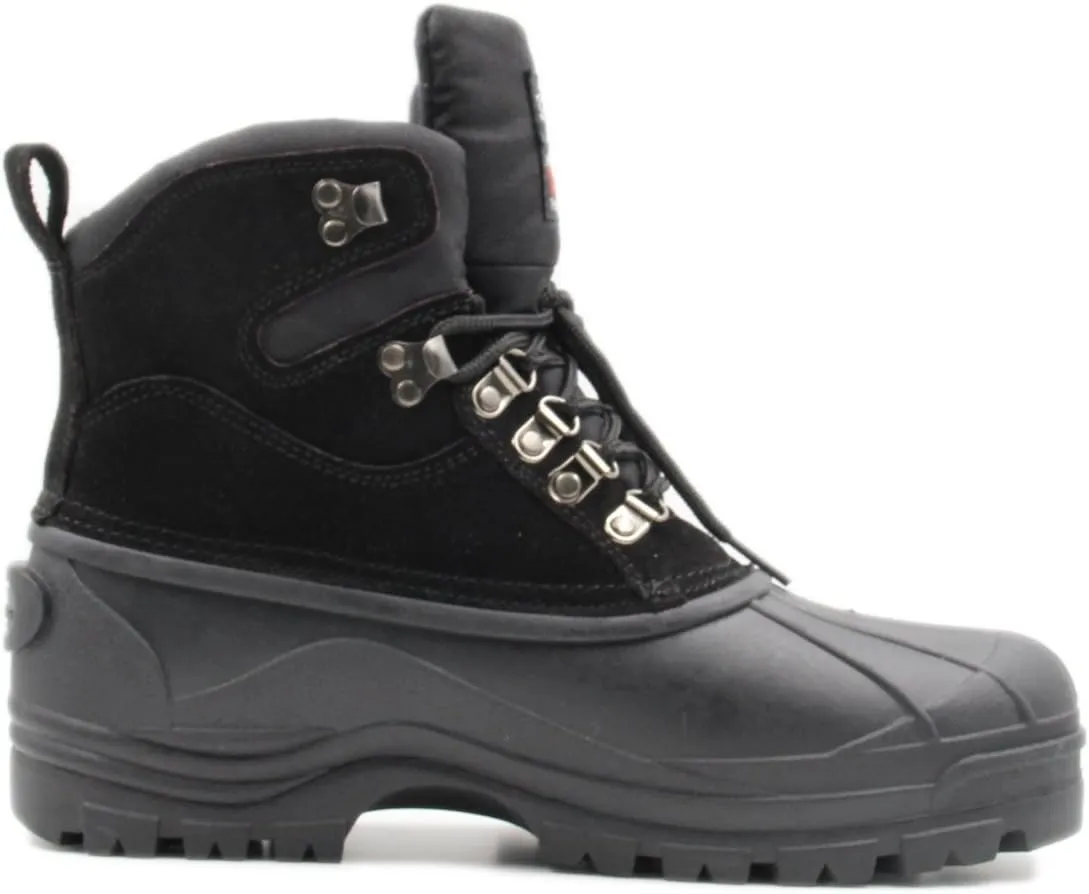 Men's Water Resistance Snow and Hiking Heavy Duty Laced-up Winter Duck Boots