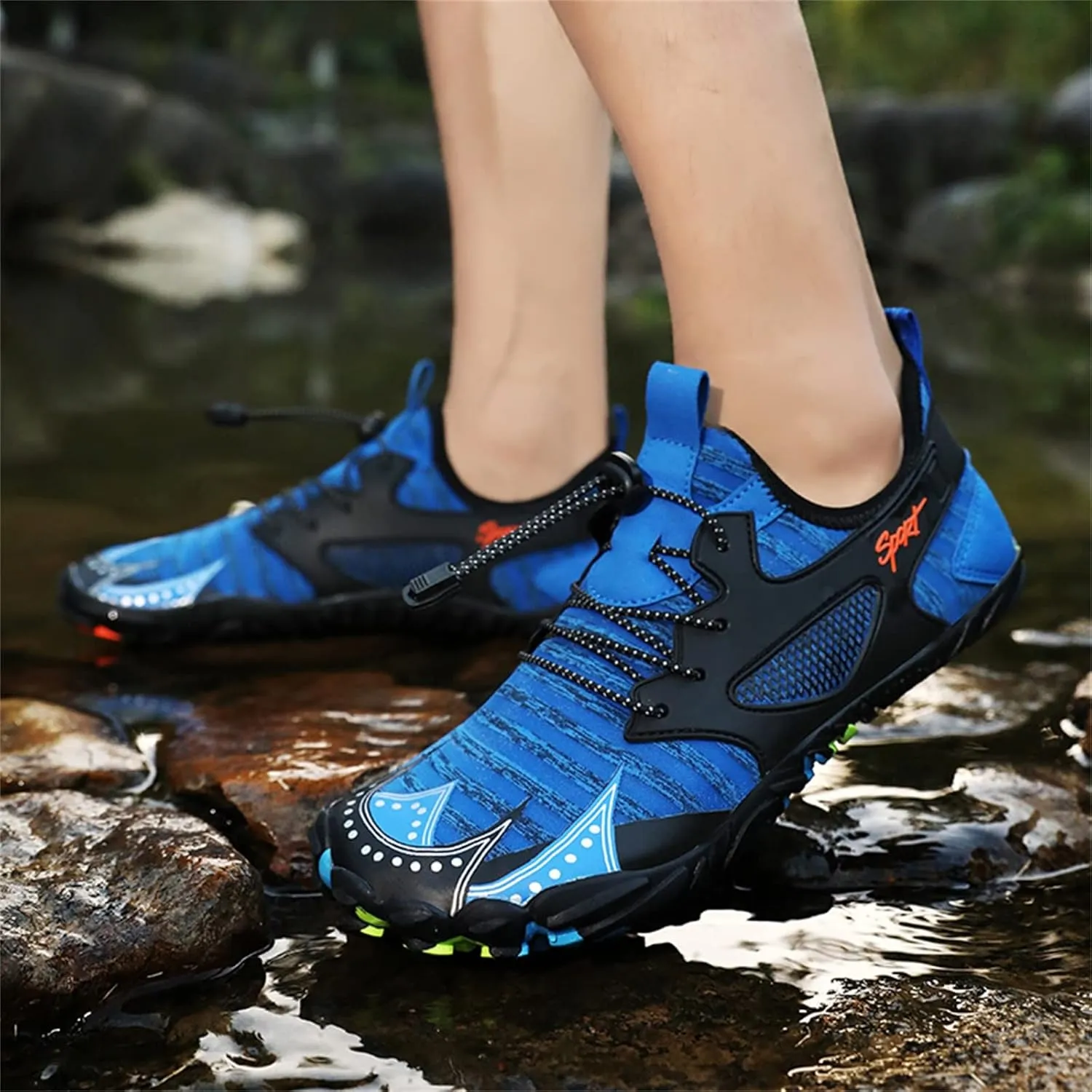 Mens Water Shoes Wide Barefoot Aqua Socks Quick Dry Water Shoes Barefoot Quick Dry Shoes Quick Dry Water Sports Barefoot Shoes for Pool Beach Surf Walking Water Park