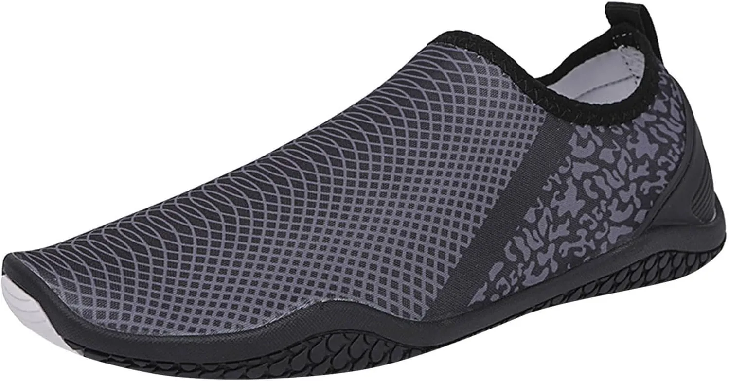 Mens Water Shoes Wide Barefoot Aqua Socks Quick Dry Water Shoes Barefoot Quick Dry Shoes Quick Dry Water Sports Barefoot Shoes for Pool Beach Surf Walking Water Park