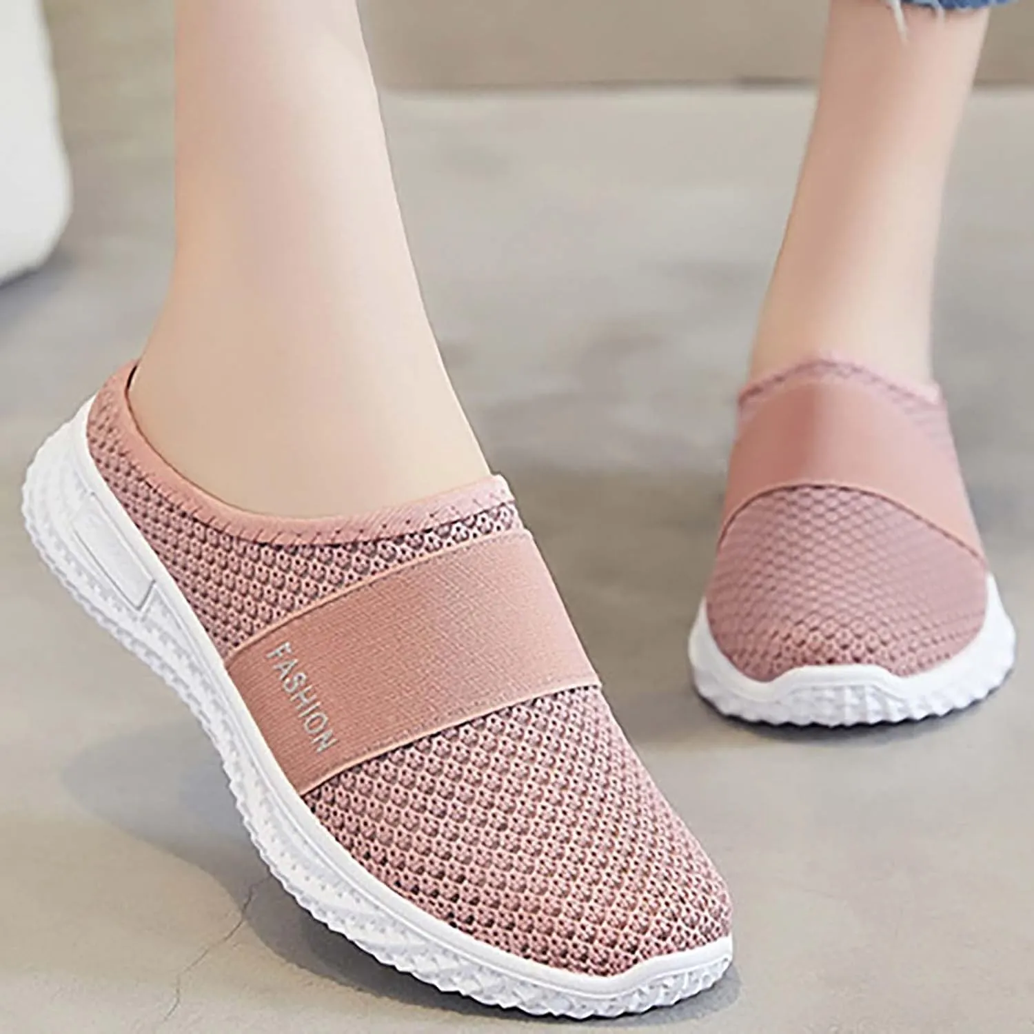 Mules for Women 2025 Backless Walking Sneakers Womens Running Shoes Casual Women Casual Shoes White Sneakers White Tennis Shoe Cross Trainer Shoe