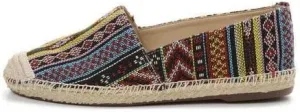 SCHUTZ Bobi Blue Canvas Espadrille Flat Slip-On Flat Boat Summer Shoes