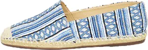 SCHUTZ Bobi Blue Canvas Espadrille Flat Slip-On Flat Boat Summer Shoes