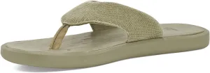 SoftScience Unisex The Skiff 2.0 Canvas Flip Flops, Red Canvas,