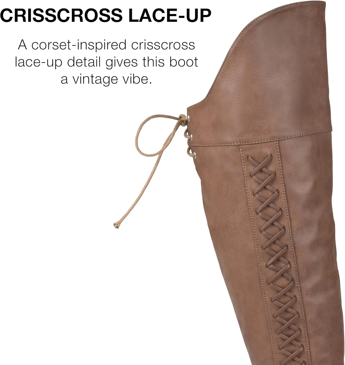 SPRITZ FAUX LEATHER MEDIUM CALF