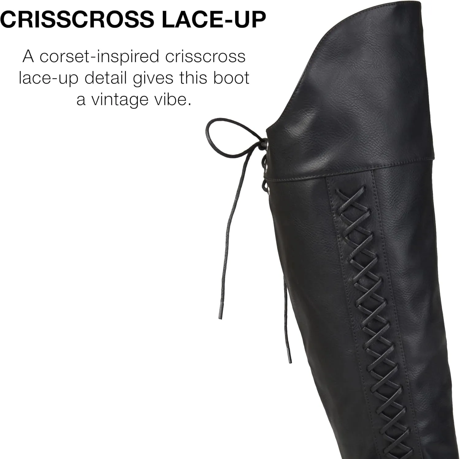 SPRITZ FAUX LEATHER MEDIUM CALF