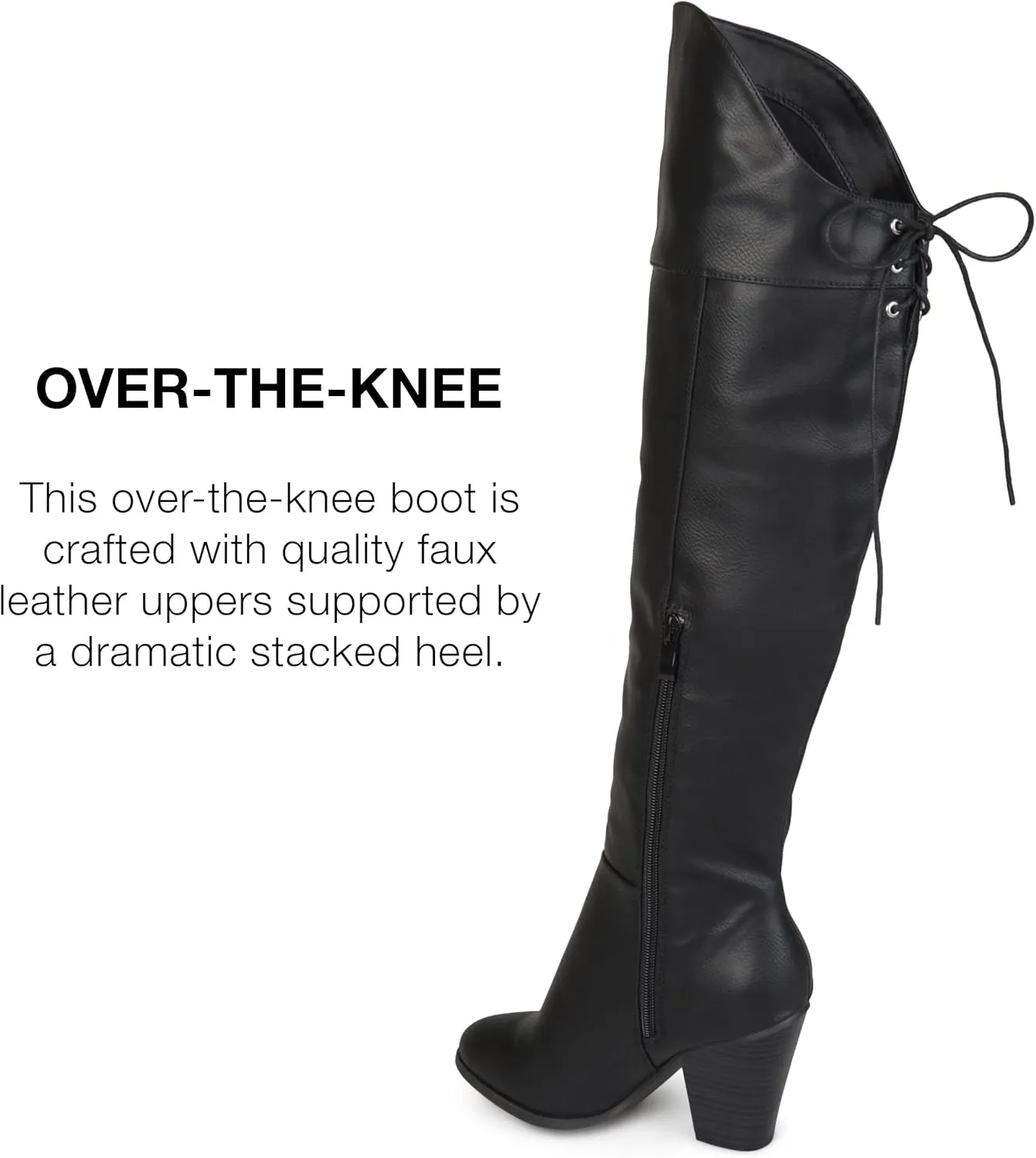 SPRITZ FAUX LEATHER MEDIUM CALF