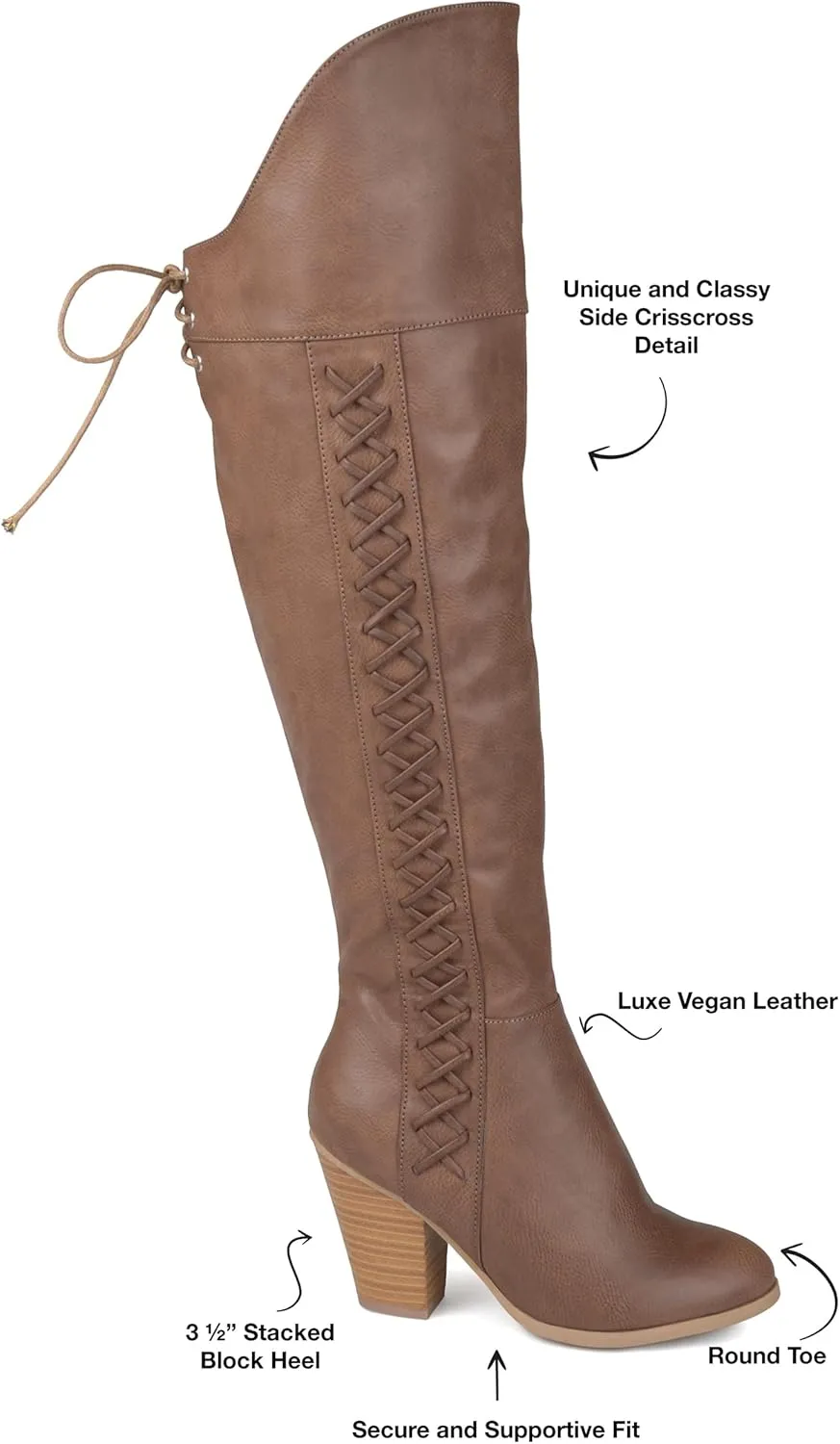 SPRITZ FAUX LEATHER MEDIUM CALF