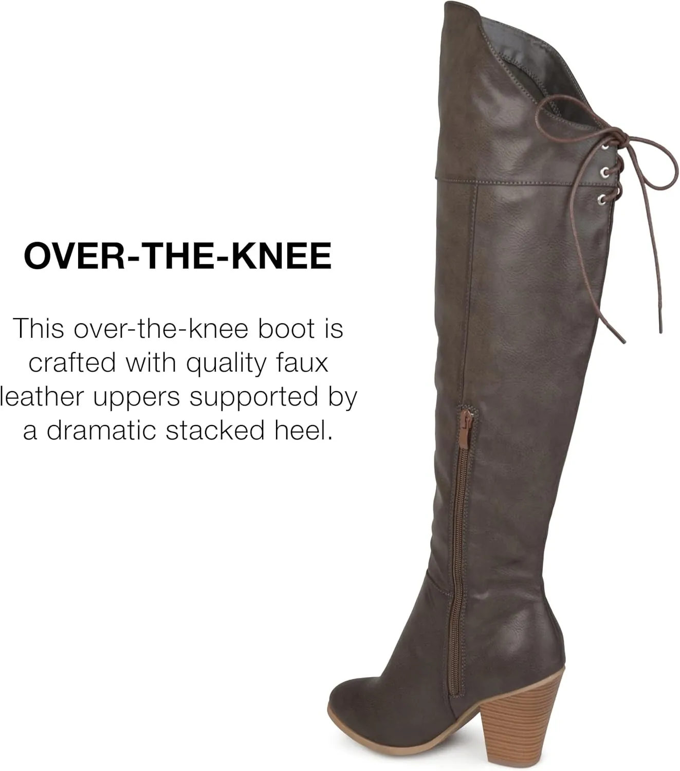 SPRITZ FAUX LEATHER MEDIUM CALF