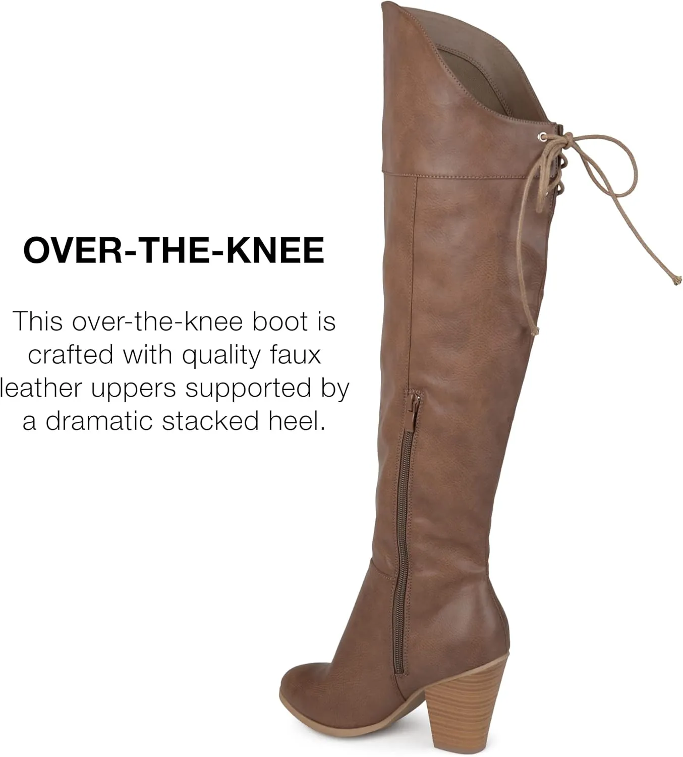 SPRITZ FAUX LEATHER MEDIUM CALF