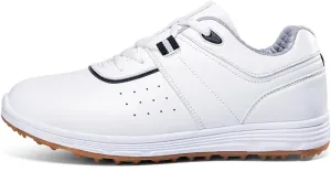 UCUZMI Waterproof Golf Shoes, Mens Golfing Trainers Casual Golf Fitness Shoes Ligthweight Comfortable Golf Sneakers
