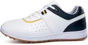 UCUZMI Waterproof Golf Shoes, Mens Golfing Trainers Casual Golf Fitness Shoes Ligthweight Comfortable Golf Sneakers