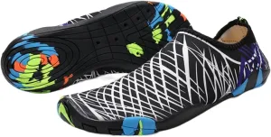 Water Shoes for Women Men, Quick Dry Breathable Aqua Shoes Summer Athletic Footware for Outdoor Hiking Boating Running