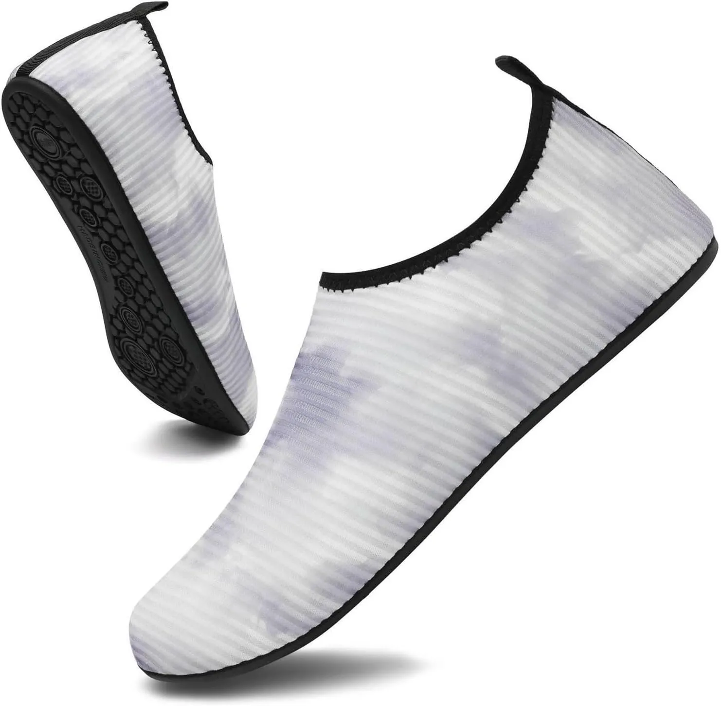 Water Socks for Women Men Swim Aqua Socks Beach Pool Quick Dry Barefoot Surf River Boat Kayak Sea Yoga Sand Exercise Sport Accessories Breathable Mesh Knit Indoor Fitness Shoes Women Men