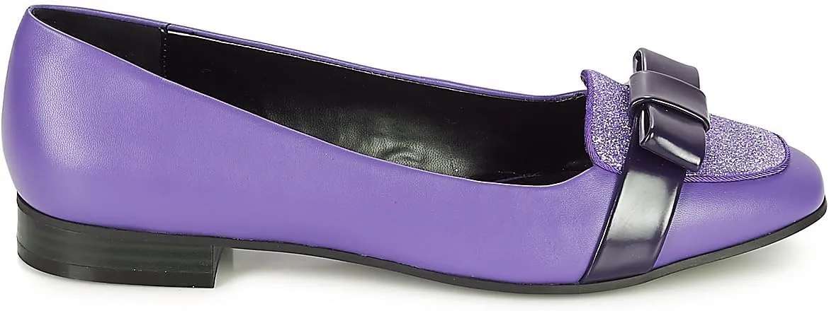 Women Chunky Low Heel Loafers Bow Slip On Closed Round Toe Loafer Shoes Matte Sequin Comfy 1 Inch Block Heels Dress Shoes Pumps Patchwork Glitter Office Work Pumps Cute Chic 4-11 M US