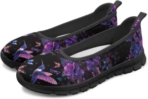 Womens Fitness Shoes Hummingbird Wide Barefoot Sneakers Comfortable Flat Walking Low Top Athletic Sneaker Lightweight Minimalist Shoe