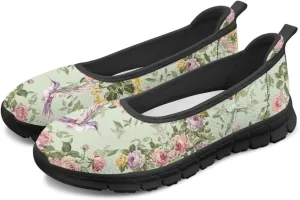 Womens Fitness Shoes Hummingbird Wide Barefoot Sneakers Comfortable Flat Walking Low Top Athletic Sneaker Lightweight Minimalist Shoe