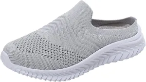 Women's Slip-on Mule Sneakers Lightweight Running Shoes for Men Jogging Business Casual Shoes Men Shoes Sneakers Black Tennis Shoe Loafers Shoe