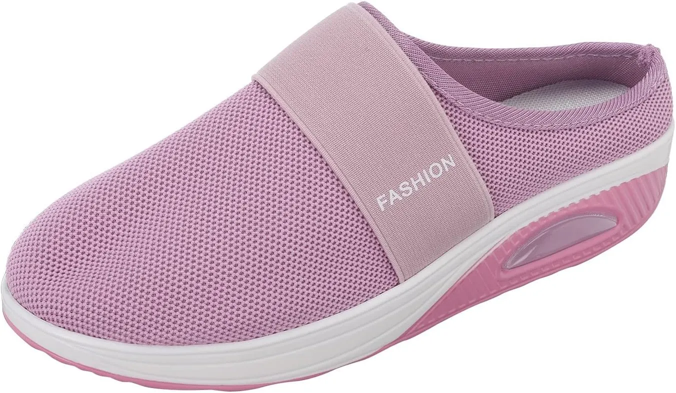 Women's Slip-On Orthopedic Arch Support Backless Running Shoes for Women Casual Women's Shoes Casual Walking Sneakers Waterproof Tennis Shoe Casual Loafers
