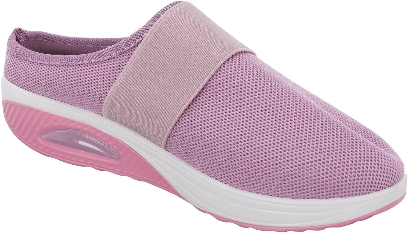 Women's Slip-On Orthopedic Arch Support Backless Running Shoes for Women Casual Women's Shoes Casual Walking Sneakers Waterproof Tennis Shoe Casual Loafers