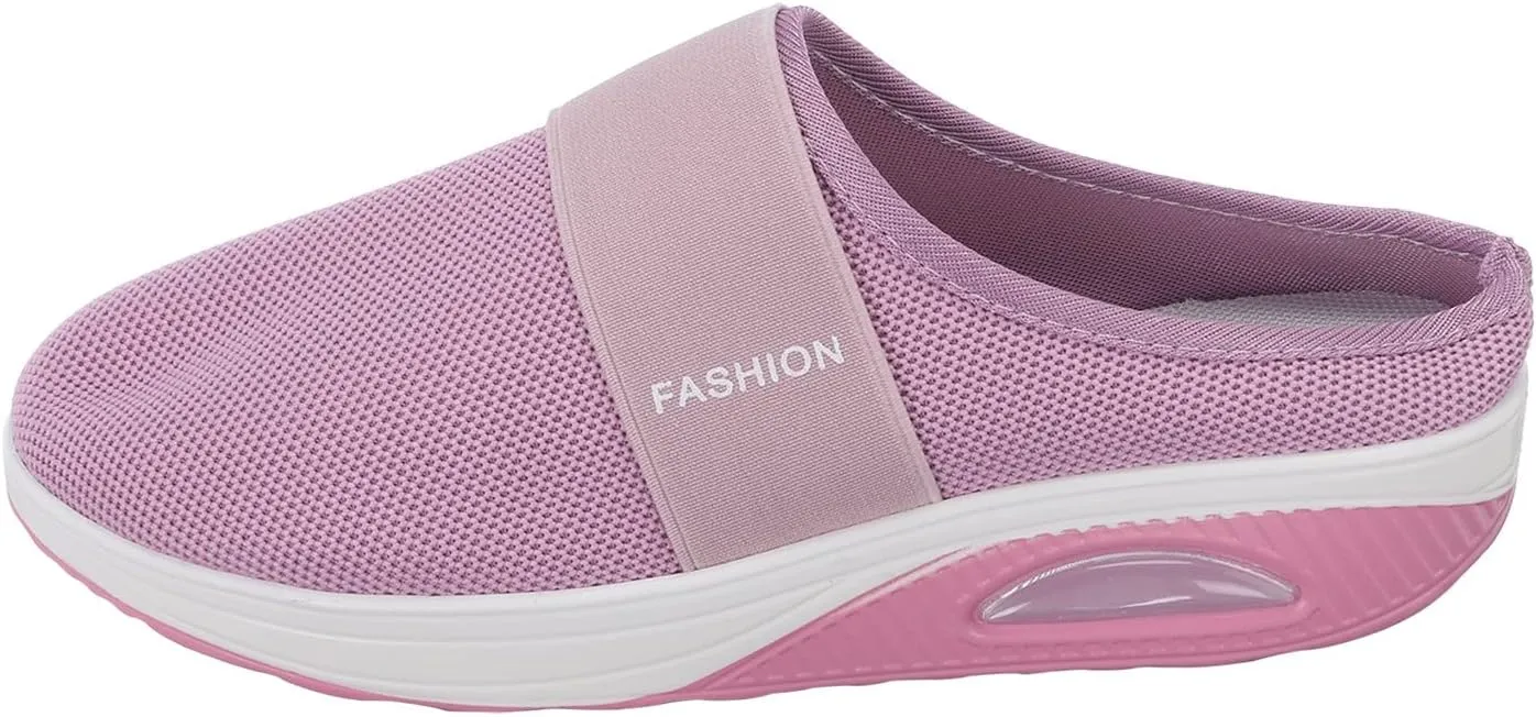 Women's Slip-On Orthopedic Arch Support Backless Running Shoes for Women Casual Women's Shoes Casual Walking Sneakers Waterproof Tennis Shoe Casual Loafers