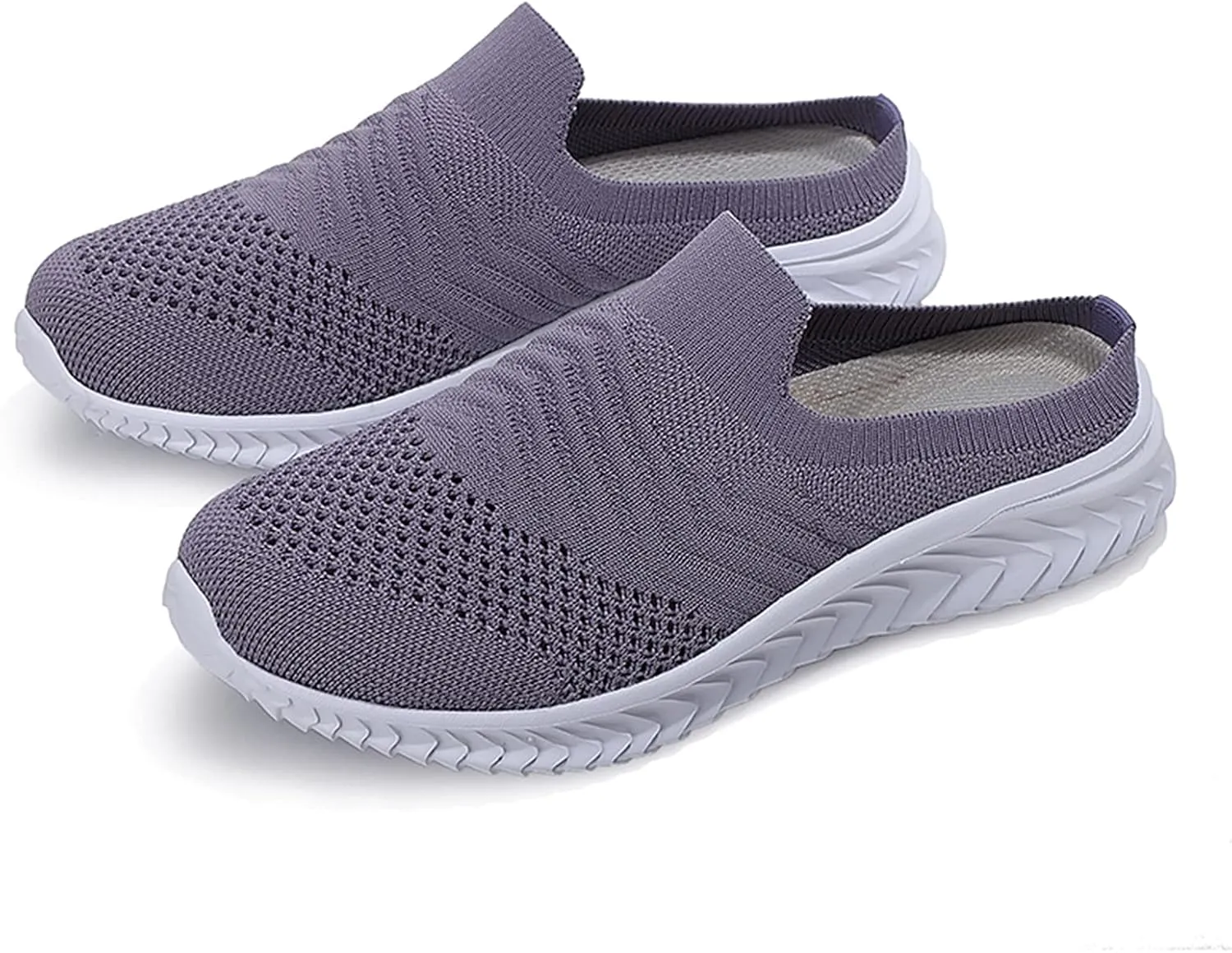 Womens Summer Breathable Mesh Slippers Non Slip Work Shoes Women Lether Casual Tennis Shoes Casual Sneakers Steel Toe Tennis Shoe White Loafers
