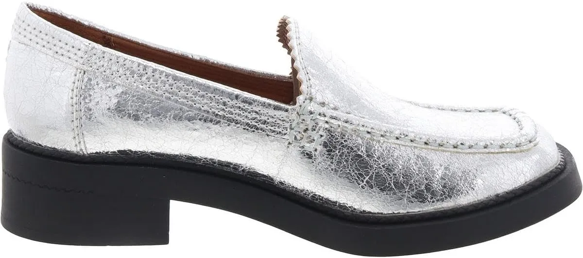 ZODIAC Womens Alaina Faux Leather Square Toe Loafers